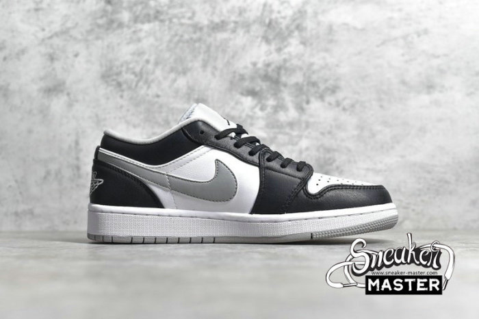 NIKE AIR JORDAN 1 LOW BLACK/BLACK/LIGHT SMOKE GREY/WHITE 553558-039