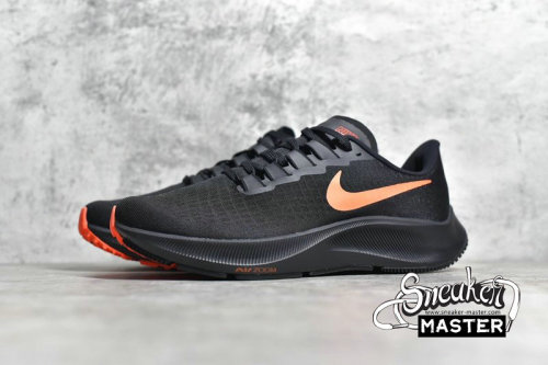 NIKE AIR ZOOM PEGASUS 37 BLACK/ORANGE/BLACK BQ9646-061