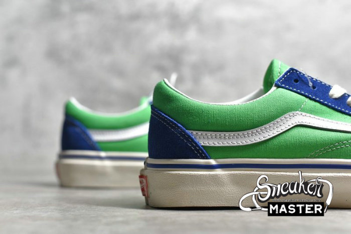 VANS OLD SKOOL 36 DX ANAHEIM FACTORY BLUE/GREEN/TRUE WHITE VN0A38G2XFJ