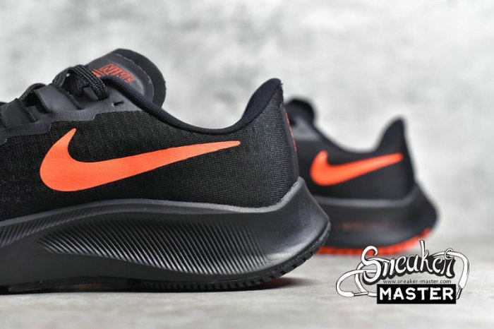 NIKE AIR ZOOM PEGASUS 37 BLACK/ORANGE/BLACK BQ9646-061