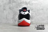 NIKE AIR JORDAN 11 RETRO LOW CONCORD-BRED WHITE/UNIVERSITY RED/BLACK/TRUE RED AV2187-160