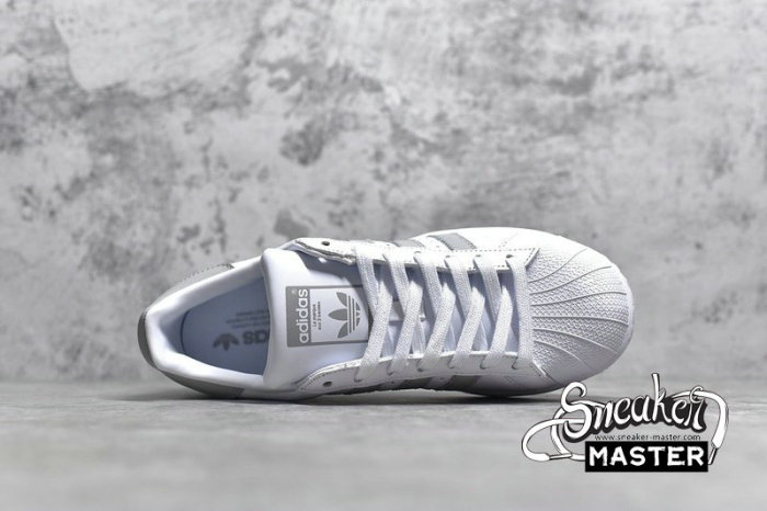 ADIDAS SUPERSTAR SHOES CLOUD WHITE/GREY TWO/CLOUD WHITE B42002