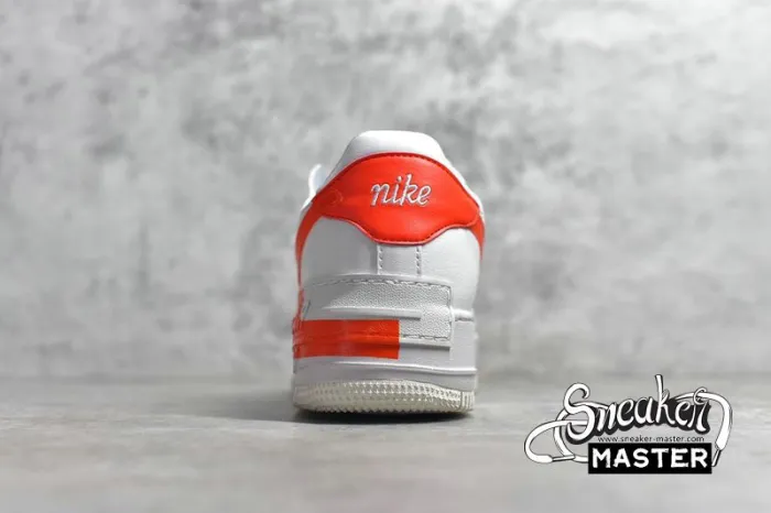 NIKE AIR FORCE 1 SHADOW SE SUMMIT WHITE/SUMMIT WHITE/TEAM ORANGE CQ9503-100