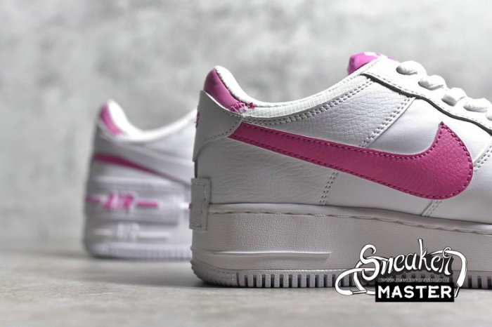 NIKE AIR FORCE 1 SHADOW WHITE/WHITE/MAGIC FLAMINGO CI0919-102