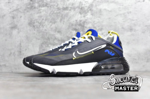 NIKE AIR MAX 2090 BLACK/BLUE/WHITE-REFLECT SILVER CT7695-007