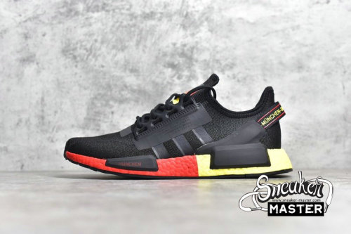 ADIDAS NMD_R1 V2 BOOST MUNICH CORE BLACK/CARBON/RED FY1161