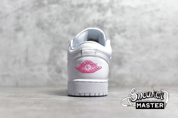 NIKE AIR JORDAN 1 LOW GS WHITE/WHITE-AURORA GREEN-SOAR 554723-101