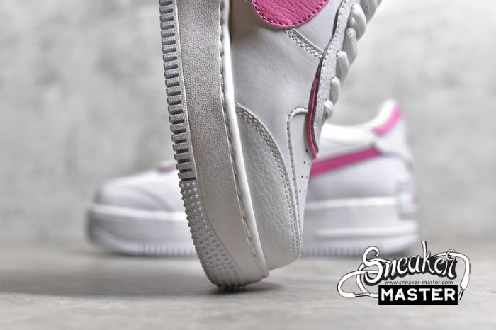 NIKE AIR FORCE 1 SHADOW WHITE/WHITE/MAGIC FLAMINGO CI0919-102