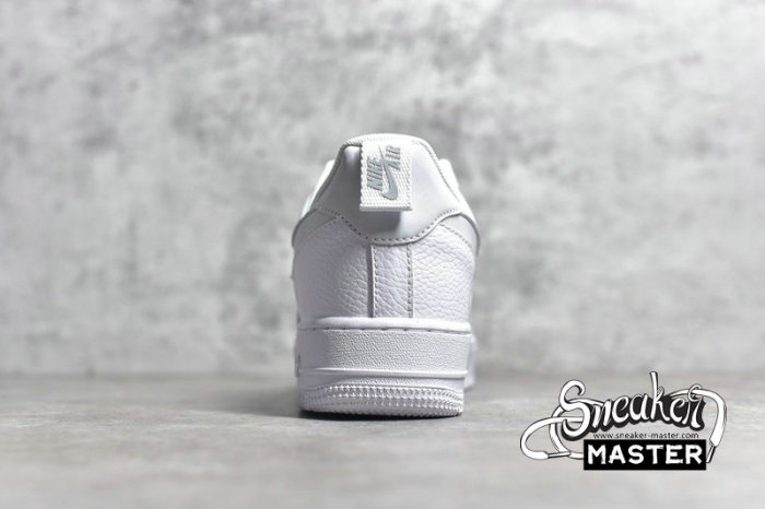 NIKE AIR FORCE 1 LOW REFLECTIVE SWOOSH WHITE/WHITE/BLACK CV3039-100