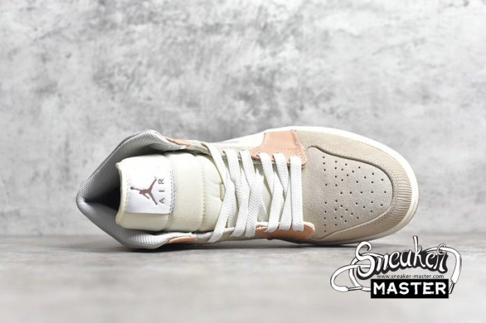 NIKE AIR JORDAN 1 MID MILAN SAIL/LIGHT BONE/STRING/SHIMMER CV3044-100