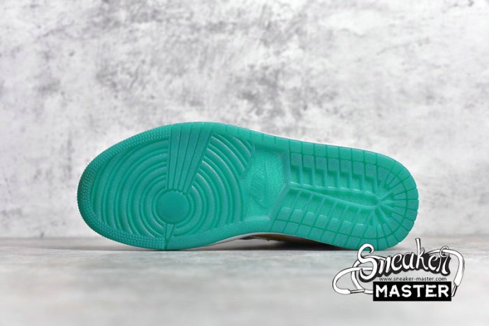 NIKE AIR JORDAN 1 MID ALTERNATE SWOOSH BLACK/UNIVERSITY RED/WHITE/LUCID GREEN BQ6472-063
