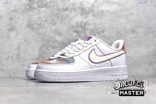 NIKE AIR FORCE 1 LOW EASTER WHITE/BARELY VOLT/HYPER BLUE CW0367-100