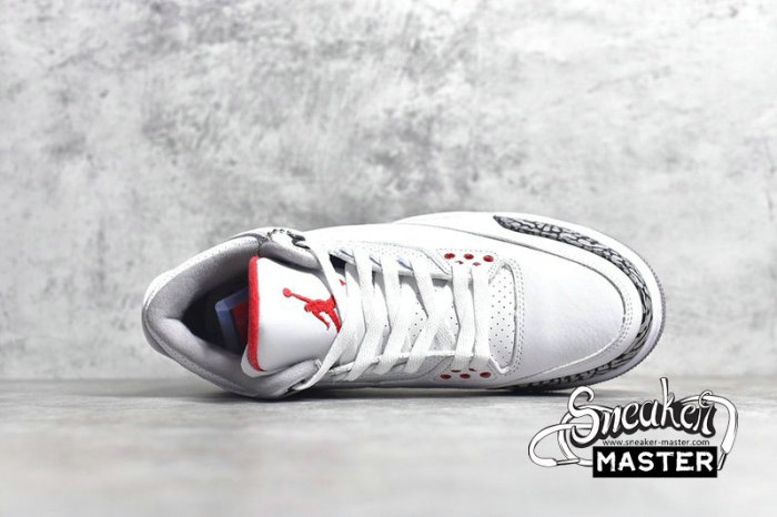 NIKE AIR JORDAN 3 RETRO NRG JTH WHITE/FIRE RED-CEMENT GREY-BLACK AV6683-160