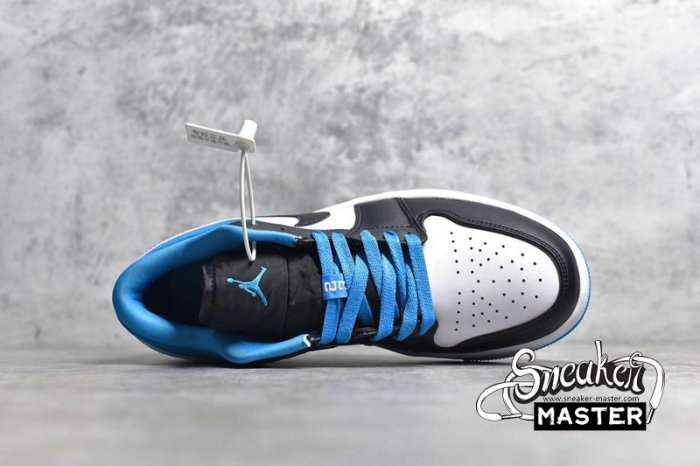 NIKE AIR JORDAN 1 LOW SE BLACK/BLACK/LASER BLUE/WHITE CK3022-004