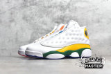 NIKE AIR JORDAN 13 RETRO PLAYGROUND PS WHITE/BLACK-COURT PURPLE-TOTAL ORANGE-PINE GREEN CV0808-158