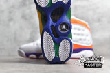 NIKE AIR JORDAN 13 RETRO PLAYGROUND PS WHITE/BLACK-COURT PURPLE-TOTAL ORANGE-PINE GREEN CV0808-158