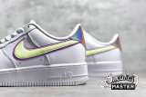 NIKE AIR FORCE 1 LOW EASTER WHITE/BARELY VOLT/HYPER BLUE CW0367-100