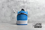 NIKE AIR JORDAN 1 LOW SE BLACK/BLACK/LASER BLUE/WHITE CK3022-004