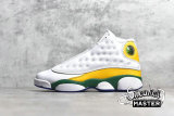 NIKE AIR JORDAN 13 RETRO PLAYGROUND PS WHITE/BLACK-COURT PURPLE-TOTAL ORANGE-PINE GREEN CV0808-158