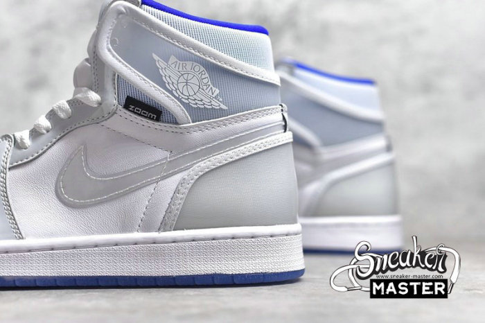 NIKE AIR JORDAN 1 RETRO HIGH ZOOM WHITE RACER BLUE WHITE/RACER BLUE-WHITE CK6637-104