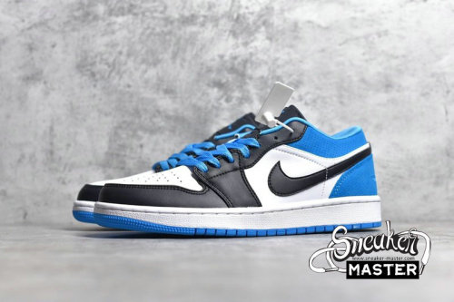 NIKE AIR JORDAN 1 LOW SE BLACK/BLACK/LASER BLUE/WHITE CK3022-004