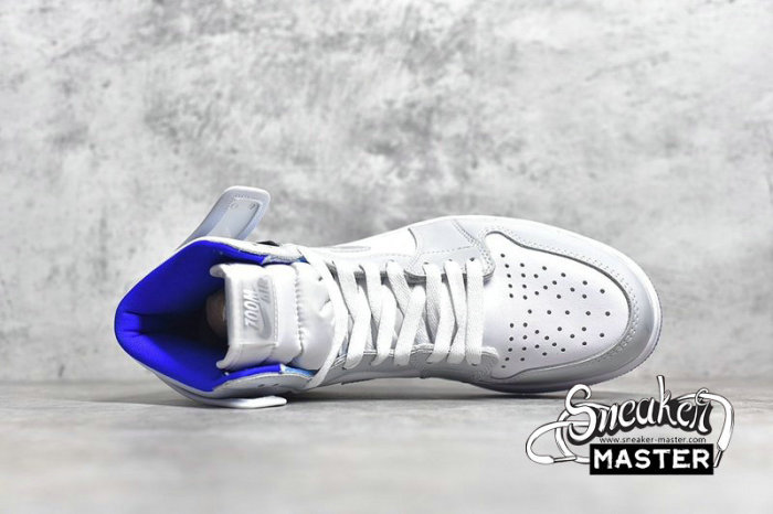 NIKE AIR JORDAN 1 RETRO HIGH ZOOM WHITE RACER BLUE WHITE/RACER BLUE-WHITE CK6637-104