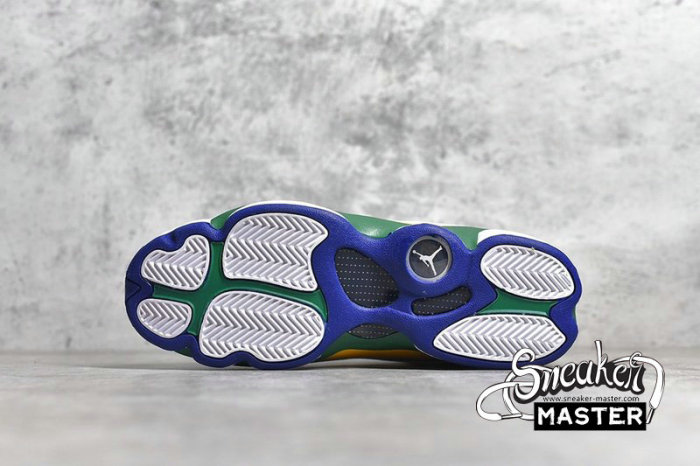 NIKE AIR JORDAN 13 RETRO PLAYGROUND PS WHITE/BLACK-COURT PURPLE-TOTAL ORANGE-PINE GREEN CV0808-158