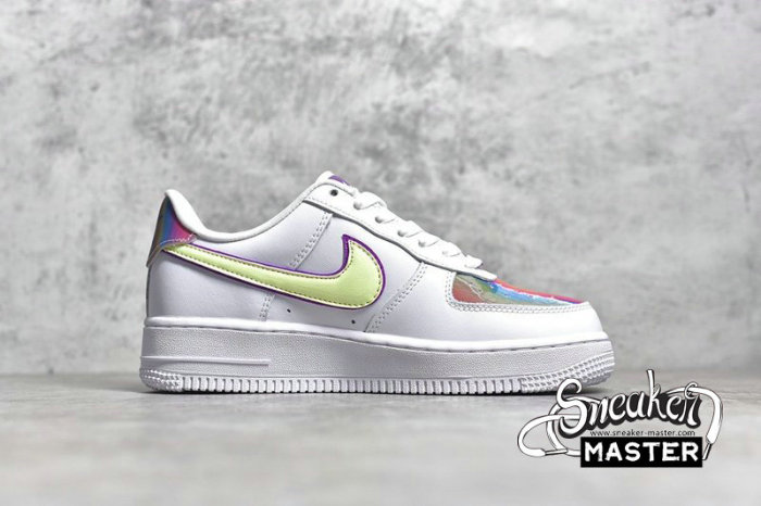 NIKE AIR FORCE 1 LOW EASTER WHITE/BARELY VOLT/HYPER BLUE CW0367-100