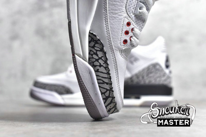 NIKE AIR JORDAN 3 RETRO NRG JTH WHITE/FIRE RED-CEMENT GREY-BLACK AV6683-160