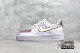 NIKE AIR FORCE 1 LOW EASTER WHITE/BARELY VOLT/HYPER BLUE CW0367-100