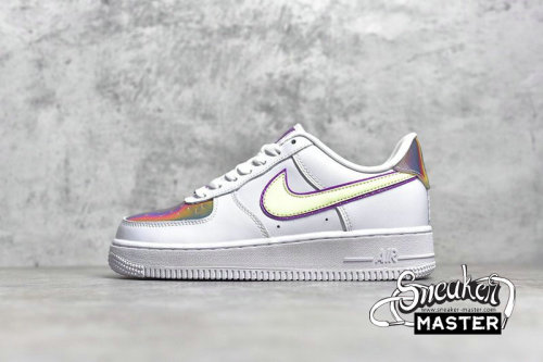 NIKE AIR FORCE 1 LOW EASTER WHITE/BARELY VOLT/HYPER BLUE CW0367-100