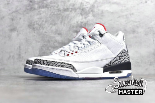 NIKE AIR JORDAN 3 RETRO NRG FREE THROW LINE WHITE/FIRE RED-CEMENT GREY-BLACK 923096-101