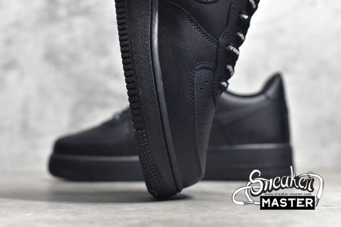 NIKE AIR FORCE 1 LOW X SUPREME BOX LOGO BLACK/BLACK-RED CU9225-001