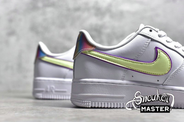 NIKE AIR FORCE 1 LOW EASTER WHITE/BARELY VOLT/HYPER BLUE CW0367-100