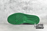 NIKE AIR JORDAN 1 MID GREEN TOE BLACK/GYM RED-WHITE-PINE GREEN 554724-067