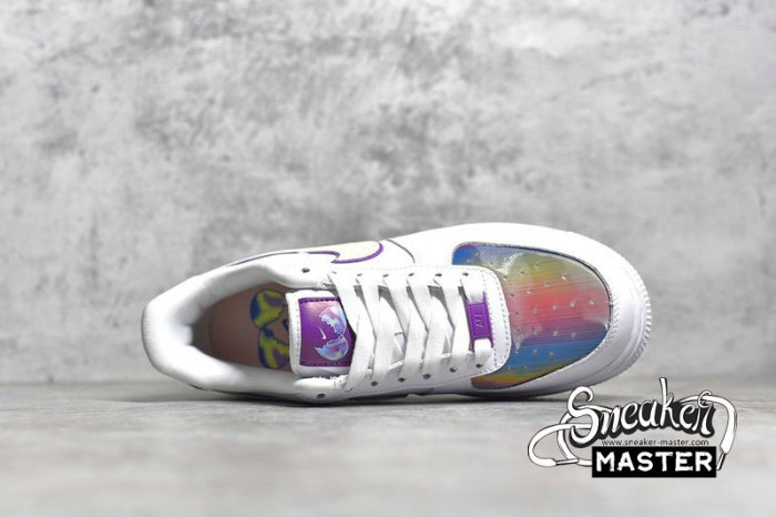 NIKE AIR FORCE 1 LOW EASTER WHITE/BARELY VOLT/HYPER BLUE CW0367-100