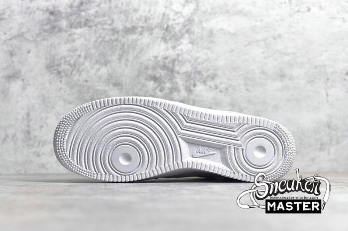 NIKE AIR FORCE 1 LOW 07 PRM JUST DO IT WHITE/WHITE-BLACK-TOTAL ORANGE AR7719-100