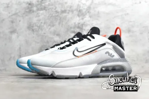 NIKE AIR MAX 2090 WHITE/BLACK-BLUE-ORANG CQ7630-101