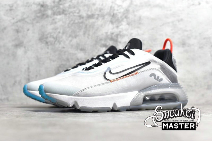 NIKE AIR MAX 2090 WHITE/BLACK-BLUE-ORANG CQ7630-101