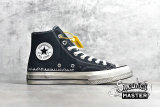 CONVERSE CHUCK TAYLOR ALL-STAR 70S HIGH SUNFLOWER X PEACEMINUSONE BLACK/BLACK/WHITE 163762C
