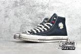 CONVERSE CHUCK TAYLOR ALL-STAR 70S HIGH SUNFLOWER X PEACEMINUSONE BLACK/BLACK/WHITE 163762C