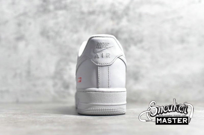 NIKE AIR FORCE 1 LOW X SUPREME BOX LOGO WHITE/WHITE/RED CU9225-100