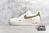 NIKE AIR FORCE 1 LOW BEIGE/KHAKI/RED 808788-998