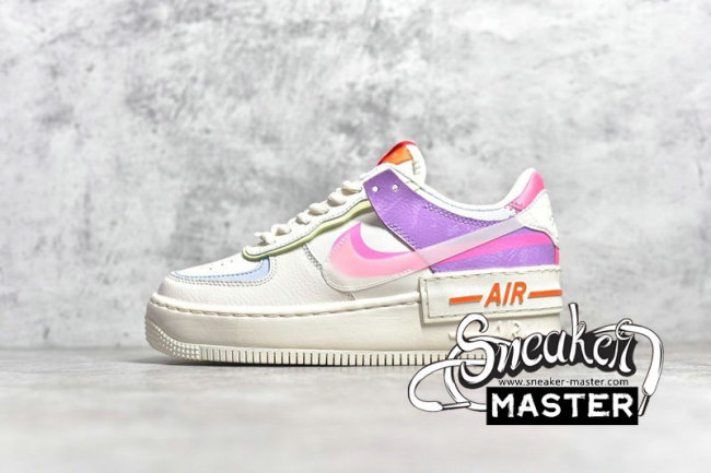 NIKE AIR FORCE 1 SHADOW BEIGE/PALE IVORY-PINK CU3012-164
