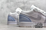 NIKE AIR JORDAN 1 LOW PARIS WHITE/SKY GREY/FOOTBALL GREY CV3043-100
