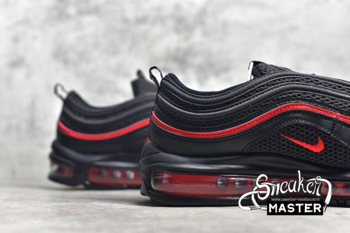 NIKE AIR MAX 97 VALENTINES DAY BLACK/METALLIC SILVER/UNIVERSITY RED CU9990-001