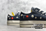 CONVERSE CHUCK TAYLOR ALL STAR LIFT DAISY EMBROIDERY BLACK/WHITE 567994C