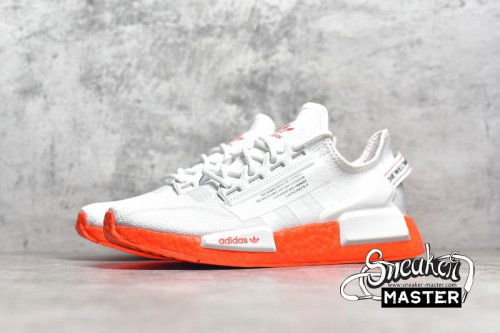 ADIDAS NMD_R1 V2 CLOUD WHITE/CLOUD WHITE/SOLAR RED FX3902