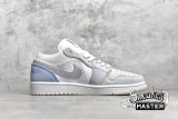 NIKE AIR JORDAN 1 LOW PARIS WHITE/SKY GREY/FOOTBALL GREY CV3043-100