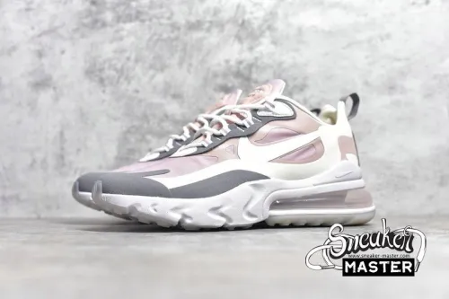 NIKE AIR MAX 270 REACT PLUM CHALK/SUMMIT WHITE-STONE MAUVEE CI3899-500